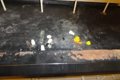 Debris-found-in-lab-cup-sinks